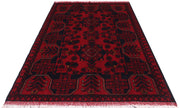 2' x 4' Dark Red Afghan Khal Mohammadi Rug Ethnic Tribal Rug