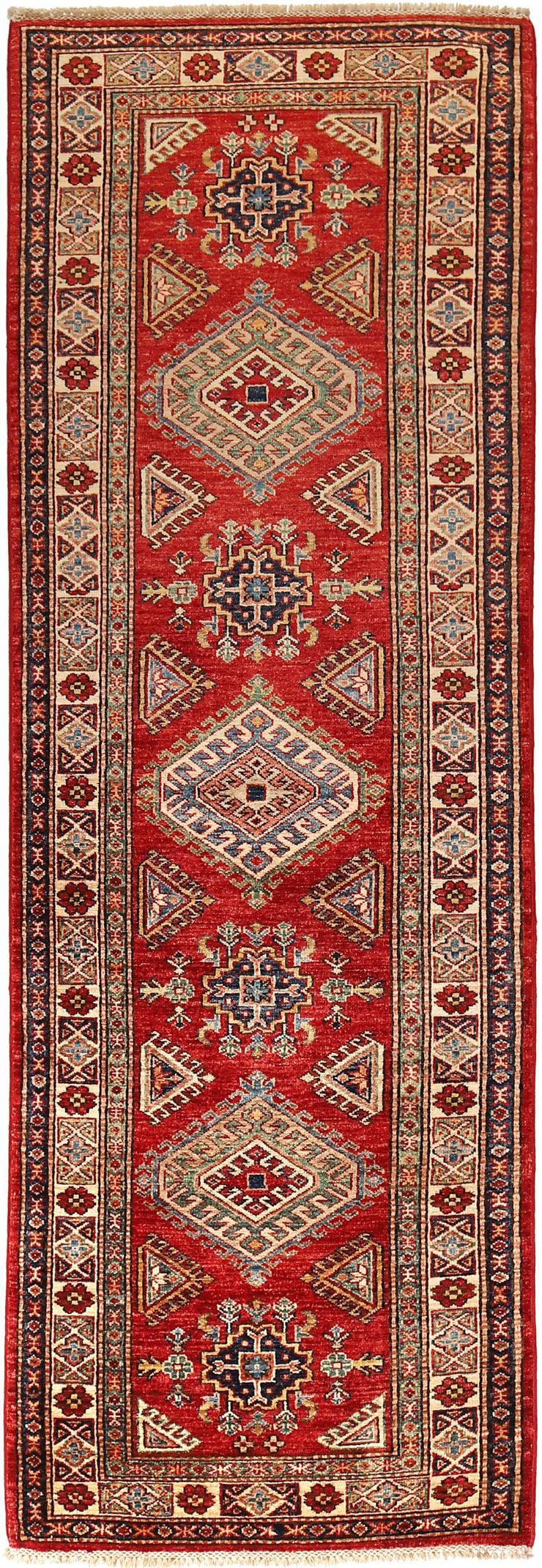 3' x 8' Super Kazak Runner Rug