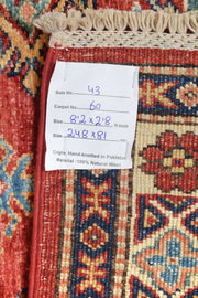 3' x 8' Super Kazak Runner Rug