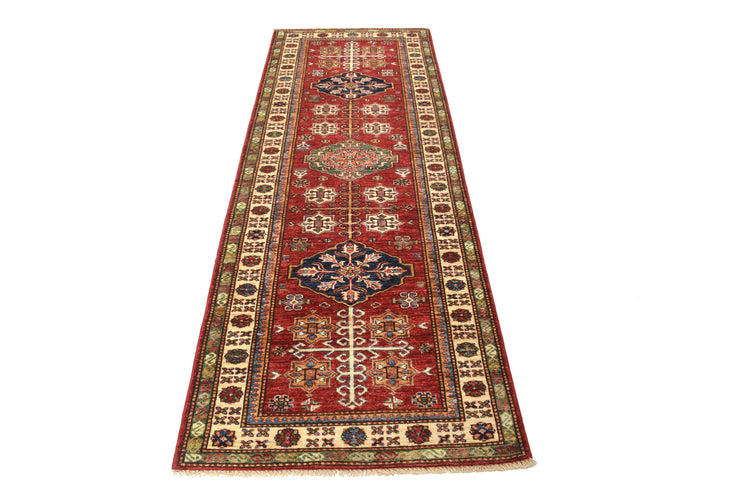 3' x 8' Super Kazak Runner Rug