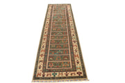 3' x 9' Super Kazak Runner Rug