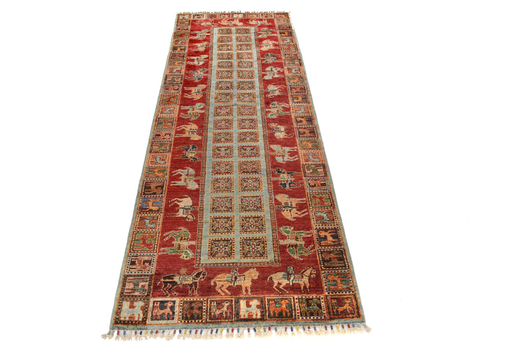 3' x 8' Super Kazak Runner Rug