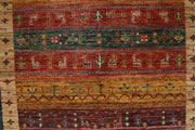 Stunning Colorful 4' x 6' Super Kazak Area Rug