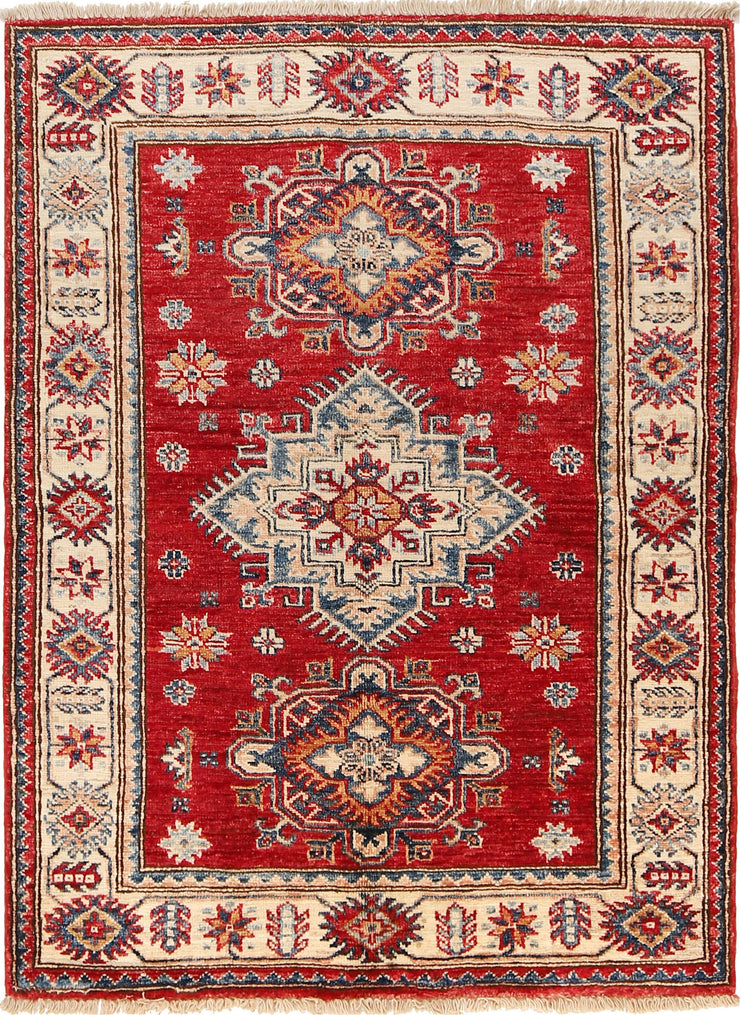 3' x 4' Super Kazak Area Rug