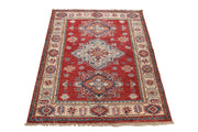 3' x 4' Super Kazak Area Rug