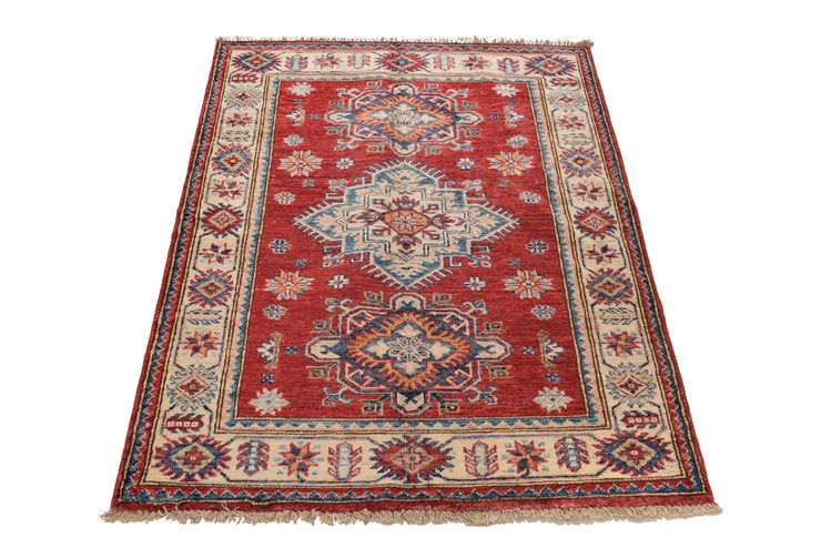 3' x 4' Super Kazak Area Rug