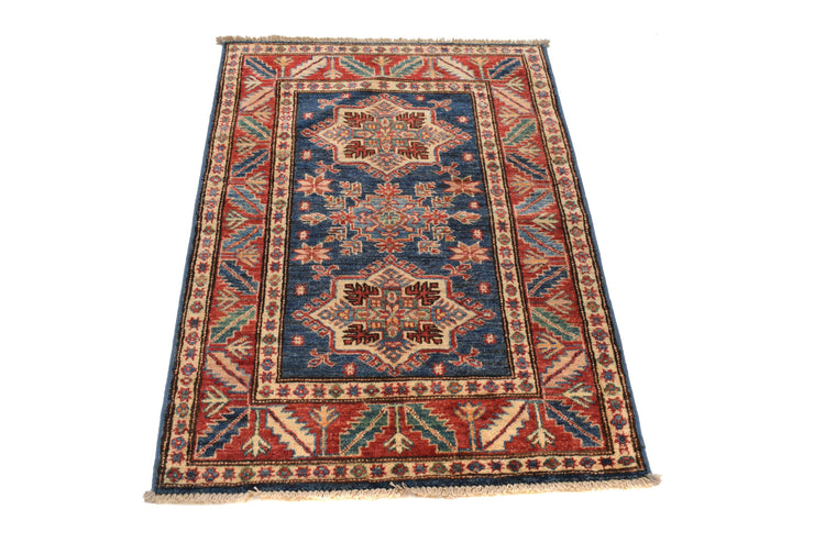 3' x 4' Super Kazak Area Rug