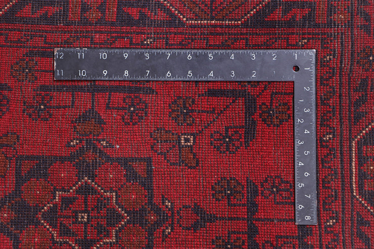 13 FOOT RUNNER 2' x 13' Dark Red Afghan Khal Mohammadi Rug Ethnic Tribal Hallway Rug