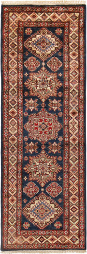 2' x 7' Super Kazak Runner Rug