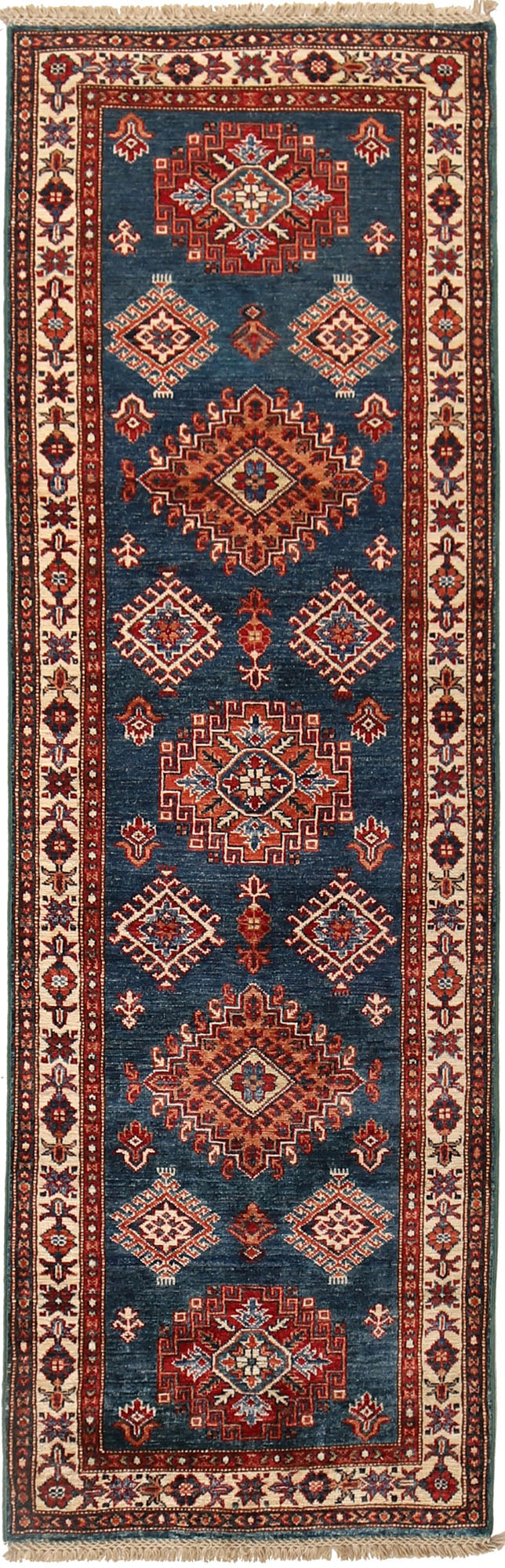 3' x 8' Super Kazak Runner Rug