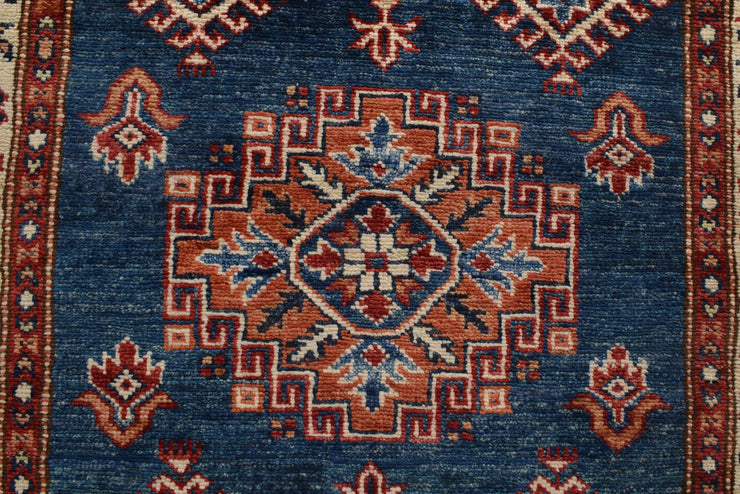 3' x 8' Super Kazak Runner Rug