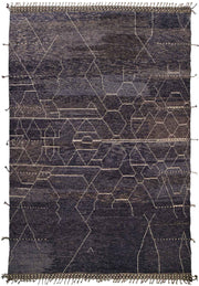 9' x 13' Handmade Contemporary Moroccan Wool Rug