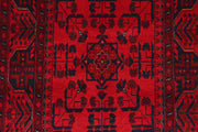 10 FOOT RUNNER 3' x 10' Dark Red Afghan Khal Mohammadi Rug Ethnic Tribal Rug