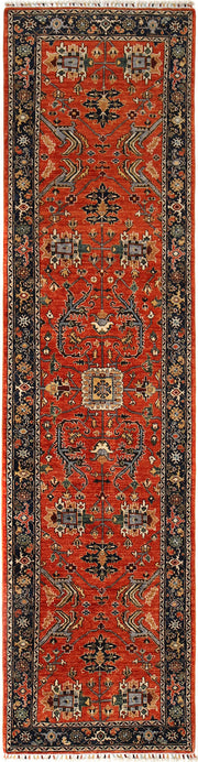 3' x 12' Super Kazak Runner Rug