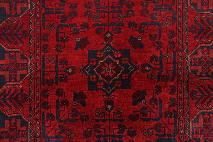 10 FOOT RUNNER 3' x 10' Dark Red Afghan Khal Mohammadi Rug Ethnic Tribal Rug