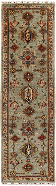 3' x 10' Super Kazak Runner Rug