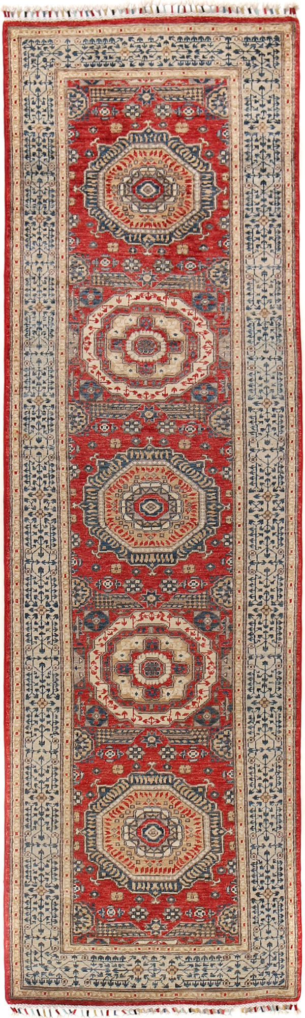 3' x 9' Super Kazak Runner Rug