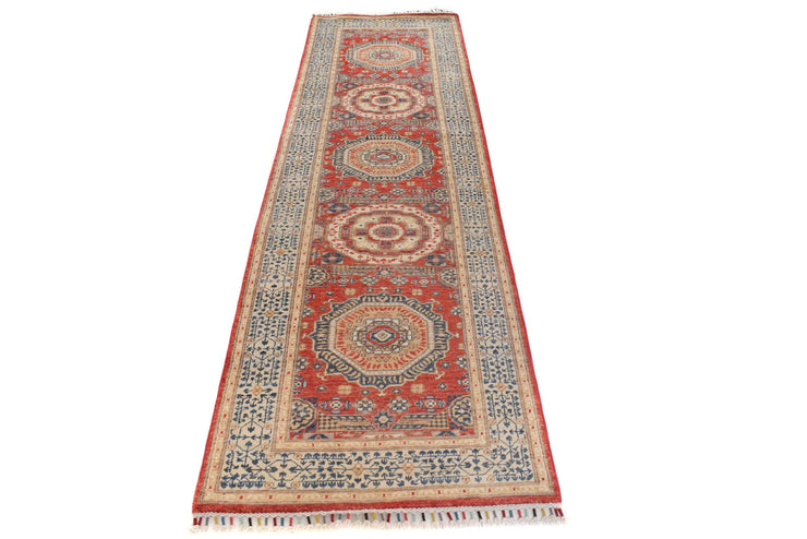 3' x 9' Super Kazak Runner Rug