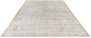 Persian 9' x 12' Vintage Hand-knotted Rug Faded  Gray Overdyed Pre-Owned