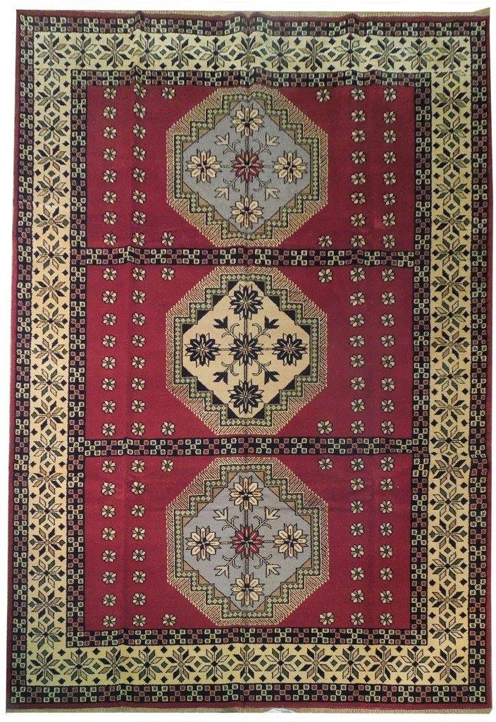 Fascinating 10x15 Authentic Hand Knotted Kazak Rug - India - bestrugplace