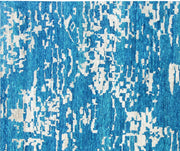 5' x 7' Blue Transitional Modern Rug