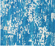 5' x 7' Blue Transitional Modern Rug