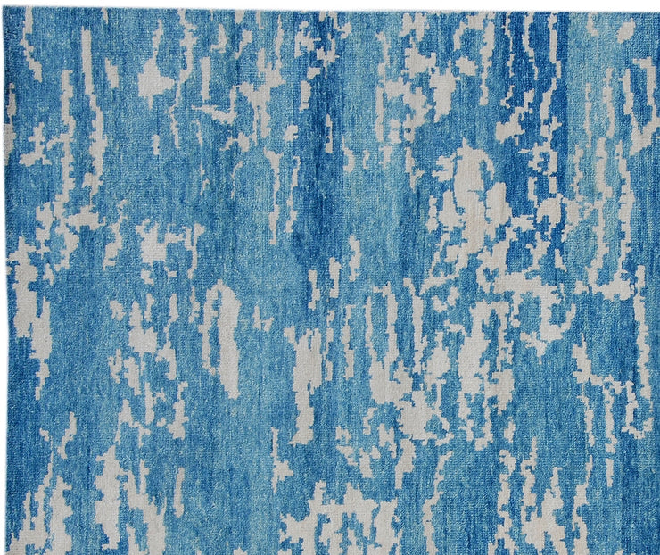 8' x 10' Blue Transitional Modern Rug