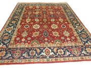 8' x 10' Coral new handmade Mahal Serapi Rug