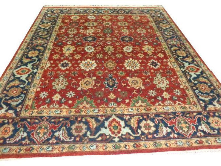 8' x 10' Coral new handmade Mahal Serapi Rug