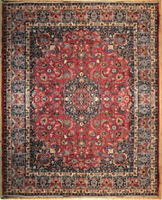 10x13 RICH COLORS PERFECT QUALITY Persian Mashad Rug 78896 - bestrugplace