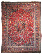 10x13 Authentic Persian Mashad Rug -78897 - bestrugplace