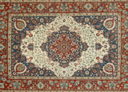 9' x 12' Ivory Traditional Serapi Rug