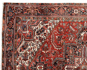 9' x 12' Red Persian Heriz Rug