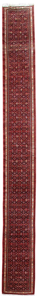 3' x 22' Red Persian Hamadan Rug