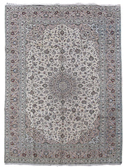 10x13 Authentic Hand Knotted Persian Kashan Rug - Iran - bestrugplace