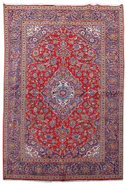 7x10 Authentic Hand Knotted Persian Kashan Rug - Iran - bestrugplace