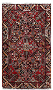 4x7 Authentic Hand Knotted Persian Hamadan Rug - Iran - bestrugplace