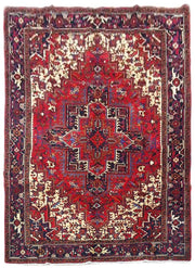 8x11 Authentic Hand Knotted Persian Heriz Rug - Iran - bestrugplace