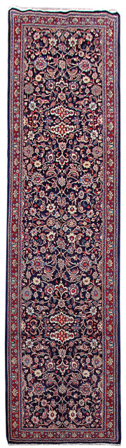 5' x 15' Wine Purple Persian Sarouk Rug