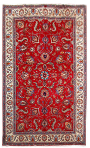 10' x 16' Red Persian Tabriz Rug