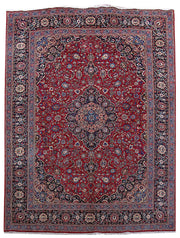 10x13 Authentic Hand Knotted Persian Kashmar Rug - Iran - bestrugplace