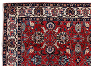 7' x 11' Red Persian Tabriz Khoy Rug