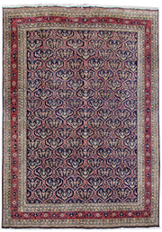 9' x 12' Purple Blue Persian Ardebil Rug