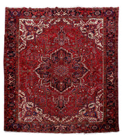 8' x 9.5' Red Persian Heriz Rug