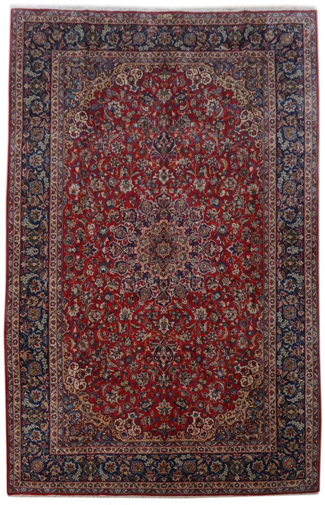 11' x 16' Red SIGNED Persian Najaf Isfahan Rug