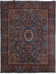 10x13 Authentic Hand-knotted Persian Signed Kashmar Rug - Iran - bestrugplace