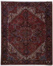 8x10 Authentic Hand-knotted Persian Heriz Rug - Iran - bestrugplace