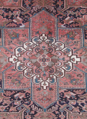 10' x 13' Red Persian Heriz Rug