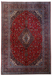 12x17 Authentic IRAN CLASSIC Persian Signed Kashan Rug - 81255 - bestrugplace