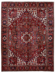 10' x 13' Red Persian Heriz Rug